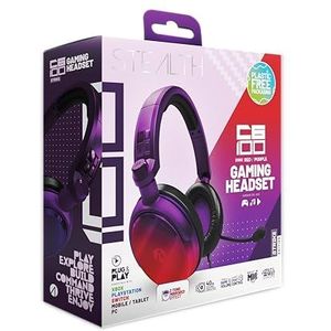 Stealth C6-100 STRIKE - Gaming Headset - Rood/Paars - Xbox/PS4/PS5/Switch/PC