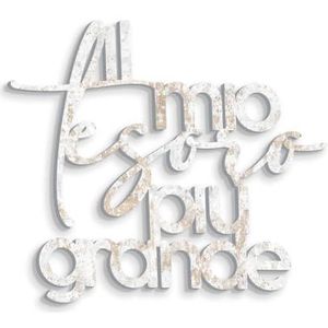 Declea Houten belettering om op te hangen aan mijn grootste schat van hout om op te hangen - muurschrift Moederdag - wooncultuur cadeau-idee voor mama