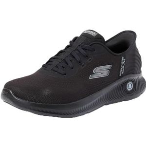 Skechers Heren Handsfree Slip-ins Go Walk Anywhere-Worldwide Sneaker, Zwart/Zwart, 41.5 EU