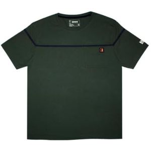 KIMOA Zermat Forest Green Unisex T-shirt voor volwassenen, donkergroen, S