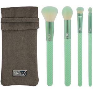 Moda - BMR-CK5 - Make-up Borstel Kit - Mint Green - 5-delige Set