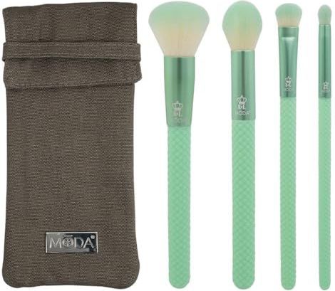 Moda - BMR-CK5 - Make-up Borstel Kit - Mint Green - 5-delige Set