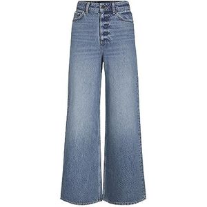 Bestseller A/S JXTOKYO Wide HW Jeans R6031 DNM jeansbroek, Medium Blue Denim, 30W / 32L, Medium Blue Denim, 30W x 32L