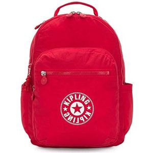 Kipling Seoul Laptoprugzak voor dames, Lively Red., Eén maat, SEOUL