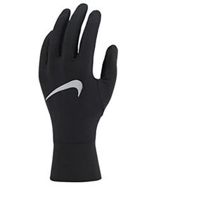NIKE Fleece Running Handschoenen Black/Black/Silver XS/S