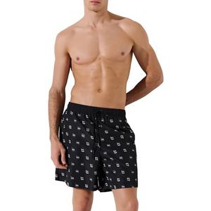 Karl Lagerfeld Zwemshorts  zwart / wit