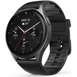 Hama Smartwatch 8900, GPS, AMOLED 1,43 inch, telefoonfunctie, Alexa, rond, zwart, zwart, Sehr angenehm, Modern