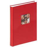 walther design fotoalbum rood 300 foto's 10 x 15 cm Memo insteekalbum met omslaguitsparing, Fun ME-111-R
