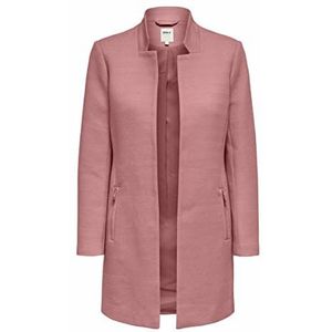 ONLY Onlsoho-Linea L/S Zip Coatigan Cc PNT mantel voor dames, Withered Rose/Detail: melange, XS