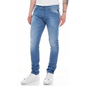 Replay Heren Jeans Jondrill Skinny-Fit X-Lite met Power Stretch, Medium Blue 009, 40W x 34L