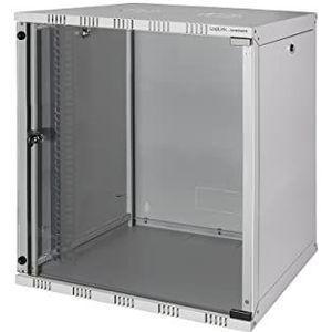 Robuuste Stalen Serverkast - Lichtgrijs - Gepoederd - 540x589x400 mm