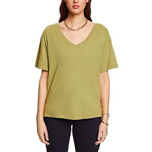ESPRIT Oversized T-shirt, Tencel™, Pistachio Green, XS
