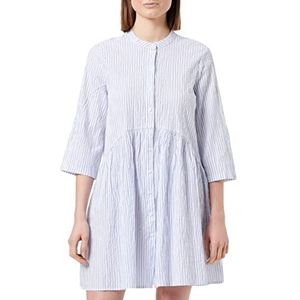 ONLY Dames ONLFIE Chicago Jurk WVN Jurk, Cloud Dancer/Stripes: Cashmere Blue, S, Cloud Dancer/Stripes: cashmere blue, S