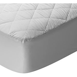 Pikolin Home – Gewatteerde matrasbeschermer, waterdicht en ademend, wit, Lit 200-200 x 190/200 cm