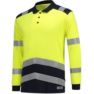 Tricorp 203003 Safety Multinorm bicolor poloshirt, 60% modacryl/39% katoen/1% resten, 200 g/m², fluorgele inkt, maat 3XL