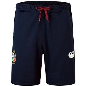 Canterbury British and Irish Lions Fleece Shorts voor heren, Dark Sapphire, XXL