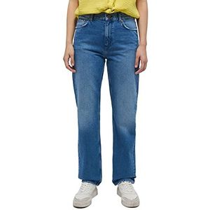 MUSTANG Damesstijl Brooks Straight Jeans, middenblauw 582, 26W / 30L, middenblauw 582, 26W x 30L
