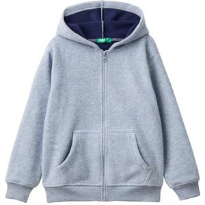 United Colors of Benetton Gebreid vest voor kinderen en jongeren, Grijs, 170