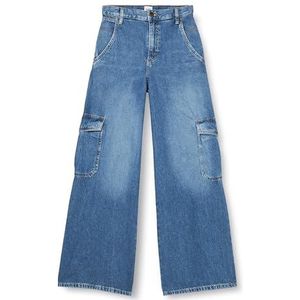 Lee Cargo Slouch Jeans voor dames, Universeel Blauw, 25W x 33L