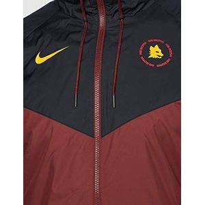 Nike Heren ROMA M NSW WR WVN AUT Sportjack, Donker Team rood/Zwart/Donker Team rood/(University Gold) (geen sponsor), XS
