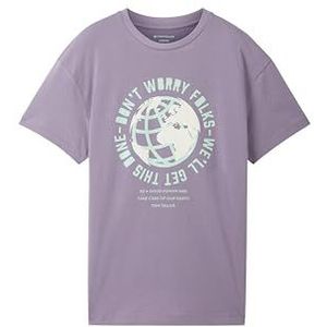 TOM TAILOR T-shirt voor jongens, 34604 - Dusty Purple, 152 cm