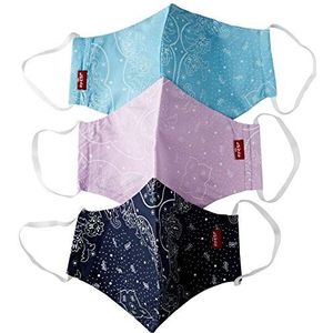 Levi's Uniseks 3pk bandana, herbruikbaar gezichtsmasker