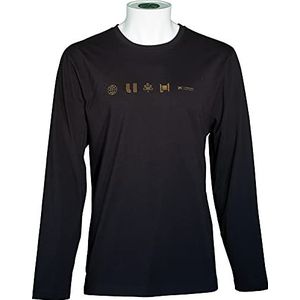 L1 Premium Goods Heren Symbol Ls T-shirt, zwart, L