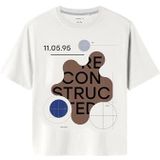 Name It - T-shirt - Cloud Dancer - Korte Mouwen - Regular Fit