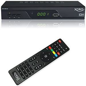 Xoro HRK 8760 CI+ HD Receiver voor digitale kabeltelevisie (HDTV, DVB-C Tuner, HDMI, PVR-Ready + Timeshift, CI+, S/PDIF, USB 2.0) zwart