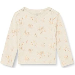 Noppies Baby Unisex Tee Belfast Long Sleeve Allover Print, Havermeal - P611, 50 cm