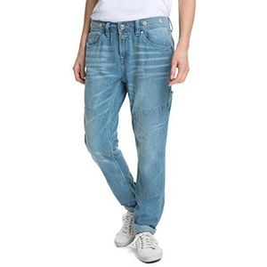 edc by ESPRIT Dames jeansbroek easy, blauw (C Light Blue Tinted 964), 27W x 32L