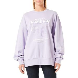 HUGO Dames Light/Pastel Purple Sweatshirt, Licht/Pastel Paars, S
