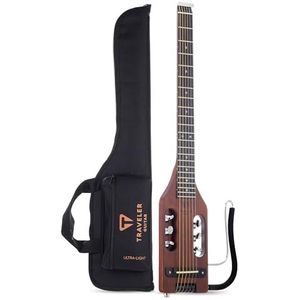 Traveler Guitar Ultralichte akoestische elektrische gitaar, antiek bruin (ULA ABNS)