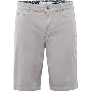 BRAX Heren stijl Bari Cotton GAB Sportieve Chino-Bermuda klassieke shorts, zilver, 48, zilver, 33W x 32L
