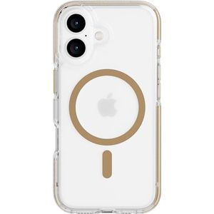 Tech21 EvoCrystal voor iPhone 16 compatibel met MagSafe - Impact Protection Case 15x Militaire Standaard Getest - in Goud