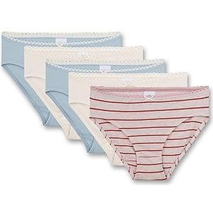 Sanetta Meisjesslip (pak van 5), Nature Melange, 128 cm