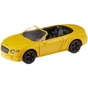 siku 1507, Bentley Continental GT V8 Convertible, Metal/Plastic, Yellow, Toy car for children