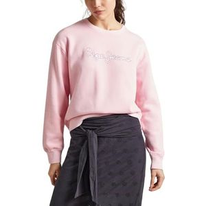 Pepe Jeans Dames Lana Sweatshirt, Roze (Roze), S, Roze (Roze), S