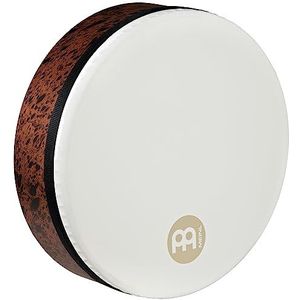Meinl Percussion FD18T-D-TF Deep Shell Tar, Frame Drum met kunststofvacht, diameter, bruin burl 14 inch