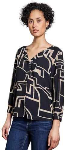 Street One - Bedrukt Overhemd - Blauw - Dames