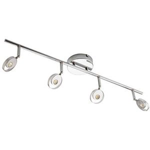 Els Banys 4 spots LED chroom E27 73x11cm