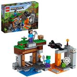 LEGO Minecraft De ""verlaten"" Mijn, Bouwpakket voor Kinderen Met Poppetjes van een Spin, Personage Steve en een Zombie, Speelgoed voor Jongens en Meisjes vanaf 8 Jaar 21166