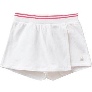 United Colors of Benetton Shorts voor meisjes, Wit, 1 jaar
