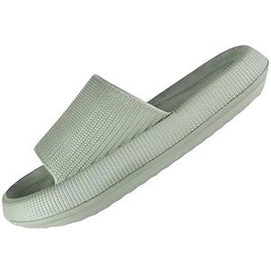 OOG damesslippers, huisschoenen, badschoenen, munt, 40/41 EU