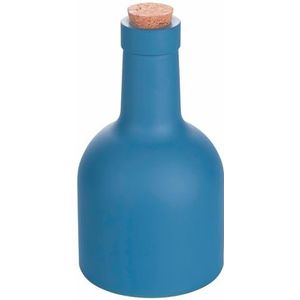 Villa d'Este Home Tivoli Oliekan 400 ml glas kurksluiting blauw reuzenrad
