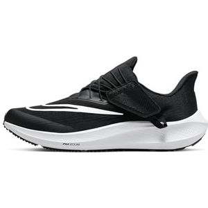 Nike Air Zoom Pegasus 39 FlyEase, herensneaker, zwart/wit-Dk Smoke grijs, 49,5 EU, Zwart Wit Dk Rookgrijs, 49.5 EU