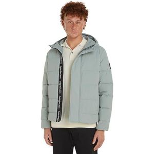 Calvin Klein Jeans Gewatteerde jas voor heren, Leisteen Grijs, XXS