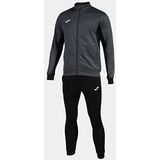 Tracksuit - Zwart - 100% Polyester Fleece - Gevoerde Sweatjacket en Trainingsbroek