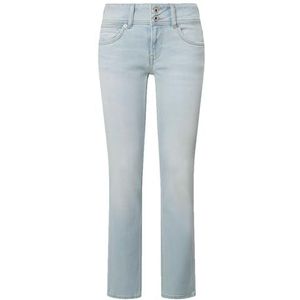 Slim Jeans - Gebleekte Katoen - Lage Taille - Stretchstof