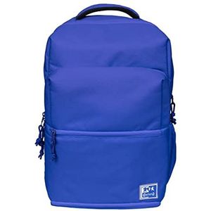 Oxford B-Out Uniseks schoolrugzak, 30 l, 42 cm, gevoerde laptoptas, isolatievak, gerecycled polyester, RPET-blauw, klein, Blauw, 42x30x15cm, Casual